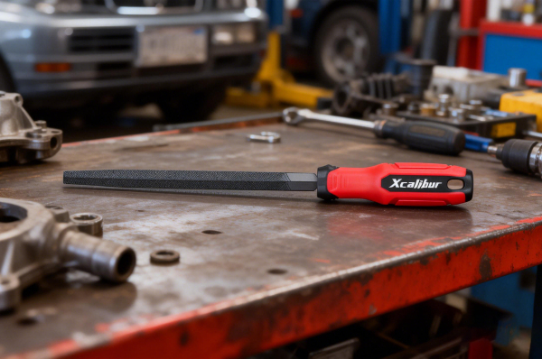 Filing V-grooves and internal angles